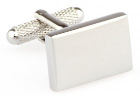 Cufflinks -  Deluxe Heavy Rectangular