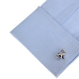 Cufflinks - Infinity Knot Hearts