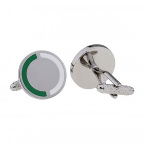 Cufflinks - Club & County - Green & White