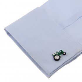 Cufflinks - Tractor Green