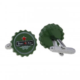 Cufflinks - Bottle Cap Beer