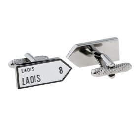 Irish County Road Sign Cufflinks - Laois