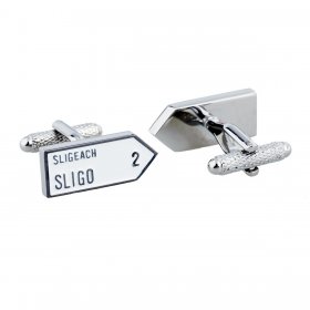 Irish County Road Sign Cufflinks - Sligo