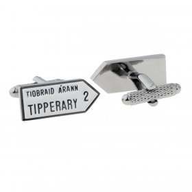 Irish County Road Sign Cufflinks - Tipperary