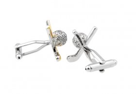 Cufflinks - Golf Club and Ball