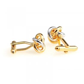 Cufflinks - Gold & Silver Knots